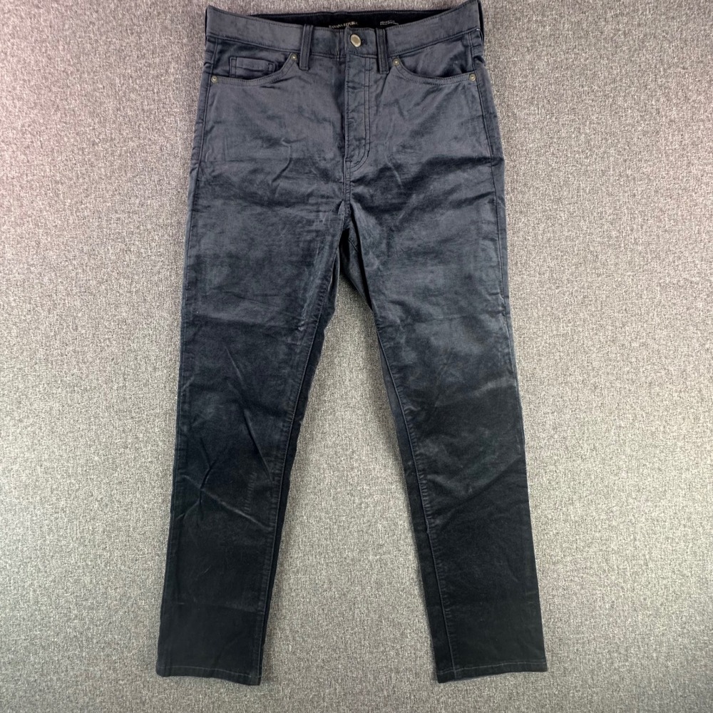 Banana Republic Pants Womens 29 High-Rise Slim Dark Gray Stretch Excellent